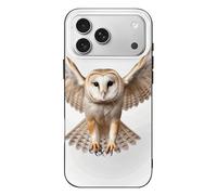 QMKFWT A Barn Owl Phone Case for Phone 17, TPU Anti-Yellowing Scratch Resistant, Slim Shockproof Cover with Precise Cutouts, Supports Wireless Charging Phone Case for Phone 17