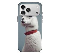 QMKFWT Alpaca Phone Case for Phone 17, TPU Anti-Yellowing Scratch Resistant, Slim Shockproof Cover with Precise Cutouts, Supports Wireless Charging Phone Case for Phone 17