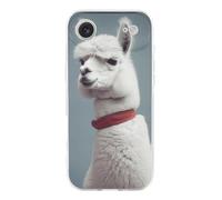 QMKFWT Alpaca Phone Case for Phone 17, TPU Anti-Yellowing Scratch Resistant, Slim Shockproof Cover with Precise Cutouts, Supports Wireless Charging Phone Case for Phone 17