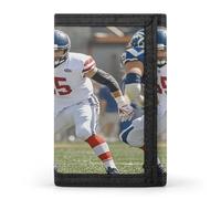 QMKFWT American Football Casual Wallet Credit Card Holder Premium Document Organizer Case for Men And Women