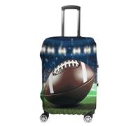 QMKFWT American Football Travel Luggage Cover Washable Anti-scratch Suitcase Protector Dustproof Protective Cover Case for Wheeled Luggage Fits 19-32 Inch Luggage, white, L