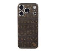 QMKFWT Ancient Egyptian Hieroglyph Phone Case for Phone 17, TPU Anti-Yellowing Scratch Resistant, Slim Shockproof Cover with Precise Cutouts, Supports Wireless Charging Phone Case for Phone 17