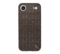 QMKFWT Ancient Egyptian Hieroglyph Phone Case for Phone 17, TPU Anti-Yellowing Scratch Resistant, Slim Shockproof Cover with Precise Cutouts, Supports Wireless Charging Phone Case for Phone 17