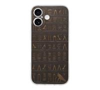 QMKFWT Ancient Egyptian Hieroglyph Phone Case for Phone 17, TPU Anti-Yellowing Scratch Resistant, Slim Shockproof Cover with Precise Cutouts, Supports Wireless Charging Phone Case for Phone 17