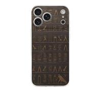 QMKFWT Ancient Egyptian Hieroglyph Phone Case for Phone 17, TPU Anti-Yellowing Scratch Resistant, Slim Shockproof Cover with Precise Cutouts, Supports Wireless Charging Phone Case for Phone 17