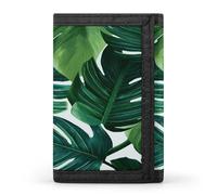 QMKFWT Banana Leaves Casual Wallet Credit Card Holder Premium Document Organizer Case for Men And Women