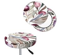 QMKFWT Bar Stool Cover Pastel Colors Round Bar Stool Seat Covers with Elastic Bands Dustproof Bar Chair Covers Washable Stool Cushion Covers Stretch Slipcover for 12-14 Inch Chair
