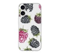 QMKFWT BlackBerry Fruit Pattern Phone Case for Phone 17, TPU Anti-Yellowing Scratch Resistant, Slim Shockproof Cover with Precise Cutouts, Supports Wireless Charging Phone Case for Phone 17