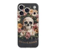 QMKFWT Bonsai Tree Sugar Skull Phone Case for Phone 17, TPU Anti-Yellowing Scratch Resistant, Slim Shockproof Cover with Precise Cutouts, Supports Wireless Charging Phone Case for Phone 17