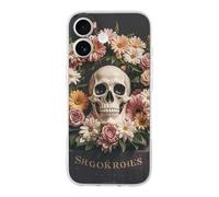QMKFWT Bonsai Tree Sugar Skull Phone Case for Phone 17, TPU Anti-Yellowing Scratch Resistant, Slim Shockproof Cover with Precise Cutouts, Supports Wireless Charging Phone Case for Phone 17