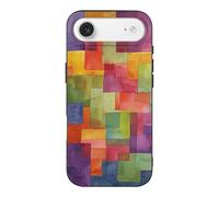 QMKFWT Bright Colors Abstract Phone Case for Phone 17, TPU Anti-Yellowing Scratch Resistant, Slim Shockproof Cover with Precise Cutouts, Supports Wireless Charging Phone Case for Phone 17