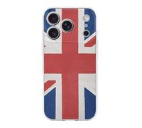 QMKFWT British Flag Phone Case for Phone 17, TPU Anti-Yellowing Scratch Resistant, Slim Shockproof Cover with Precise Cutouts, Supports Wireless Charging Phone Case for Phone 17