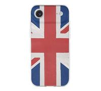QMKFWT British Flag Phone Case for Phone 17, TPU Anti-Yellowing Scratch Resistant, Slim Shockproof Cover with Precise Cutouts, Supports Wireless Charging Phone Case for Phone 17