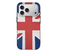 QMKFWT British Flag Phone Case for Phone 17, TPU Anti-Yellowing Scratch Resistant, Slim Shockproof Cover with Precise Cutouts, Supports Wireless Charging Phone Case for Phone 17