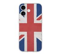 QMKFWT British Flag Phone Case for Phone 17, TPU Anti-Yellowing Scratch Resistant, Slim Shockproof Cover with Precise Cutouts, Supports Wireless Charging Phone Case for Phone 17