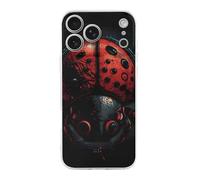 QMKFWT Cartoon Ladybug Phone Case for Phone 17, TPU Anti-Yellowing Scratch Resistant, Slim Shockproof Cover with Precise Cutouts, Supports Wireless Charging Phone Case for Phone 17