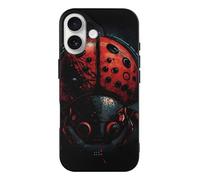 QMKFWT Cartoon Ladybug Phone Case for Phone 17, TPU Anti-Yellowing Scratch Resistant, Slim Shockproof Cover with Precise Cutouts, Supports Wireless Charging Phone Case for Phone 17