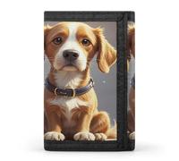 QMKFWT Cats And Dogs Casual Wallet Credit Card Holder Premium Document Organizer Case for Men And Women