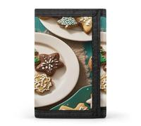 QMKFWT Christmas Cookies Casual Wallet Credit Card Holder Premium Document Organizer Case for Men And Women