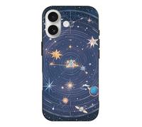 QMKFWT Constellations Cosmic Galaxies Phone Case for Phone 17, TPU Anti-Yellowing Scratch Resistant, Slim Shockproof Cover with Precise Cutouts, Supports Wireless Charging Phone Case for Phone 17