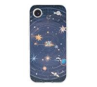 QMKFWT Constellations Cosmic Galaxies Phone Case for Phone 17, TPU Anti-Yellowing Scratch Resistant, Slim Shockproof Cover with Precise Cutouts, Supports Wireless Charging Phone Case for Phone 17