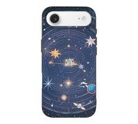 QMKFWT Constellations Cosmic Galaxies Phone Case for Phone 17, TPU Anti-Yellowing Scratch Resistant, Slim Shockproof Cover with Precise Cutouts, Supports Wireless Charging Phone Case for Phone 17