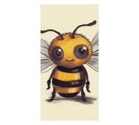 QMKFWT Cute Bee Beach Towels Extra Large, Quick Dry Absorbent Multipurpose, Oversized Beach Towel, Sand Free Foldable Lightweight, Travel Towel, for Beach Pool Camping Travel Vacation, 63x31.5 in