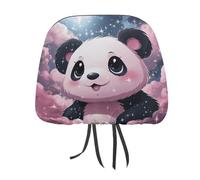 QMKFWT Cute Cartoon Animal Car Seat Headrest Cover Adjustable and Reusable Anti-Dirty Flexible Hear Rest Covers Soft Dust-Proof Car Seat Headrest Protector for Most Vehicles