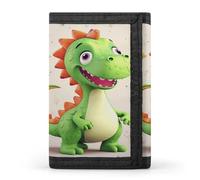 QMKFWT Cute Dinosaur Casual Wallet Credit Card Holder Premium Document Organizer Case for Men And Women