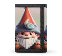 QMKFWT Cute Gnome Hat Casual Wallet Credit Card Holder Premium Document Organizer Case for Men And Women