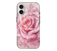 QMKFWT Delicate Peach Butterfly Phone Case for Phone 17, TPU Anti-Yellowing Scratch Resistant, Slim Shockproof Cover with Precise Cutouts, Supports Wireless Charging Phone Case for Phone 17