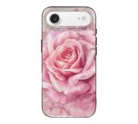 QMKFWT Delicate Peach Butterfly Phone Case for Phone 17, TPU Anti-Yellowing Scratch Resistant, Slim Shockproof Cover with Precise Cutouts, Supports Wireless Charging Phone Case for Phone 17