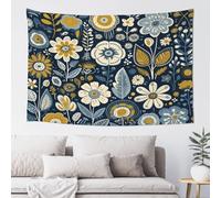 QMKFWT Different Flowers Tapestry Aesthetic Wall Hanging Tapestries 60'' x 40'' Boho Tapestries Vertical Wall Art Decorative Funny Vintage Poster Flag Tapestry for Bedroom Living Room Decor
