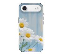 QMKFWT Elegant Spring Daisy Flowers Phone Case for Phone 17, TPU Anti-Yellowing Scratch Resistant, Slim Shockproof Cover with Precise Cutouts, Supports Wireless Charging Phone Case for Phone 17