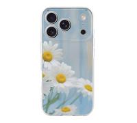 QMKFWT Elegant Spring Daisy Flowers Phone Case for Phone 17, TPU Anti-Yellowing Scratch Resistant, Slim Shockproof Cover with Precise Cutouts, Supports Wireless Charging Phone Case for Phone 17