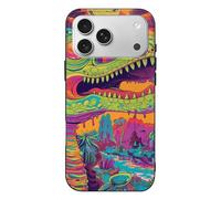 QMKFWT Emerald Dinosaur Lines Phone Case for Phone 17, TPU Anti-Yellowing Scratch Resistant, Slim Shockproof Cover with Precise Cutouts, Supports Wireless Charging Phone Case for Phone 17