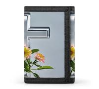 QMKFWT Flower Branches on The Cross Casual Wallet Credit Card Holder Premium Document Organizer Case for Men And Women