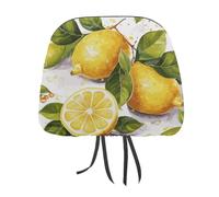 QMKFWT Fruits Lemon Car Seat Headrest Cover Adjustable and Reusable Anti-Dirty Flexible Hear Rest Covers Soft Dust-Proof Car Seat Headrest Protector for Most Vehicles