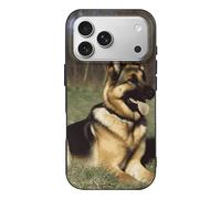 QMKFWT German Shepherd Dog Phone Case for Phone 17, TPU Anti-Yellowing Scratch Resistant, Slim Shockproof Cover with Precise Cutouts, Supports Wireless Charging Phone Case for Phone 17