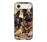 QMKFWT German Shepherd Dog Phone Case for Phone 17, TPU Anti-Yellowing Scratch Resistant, Slim Shockproof Cover with Precise Cutouts, Supports Wireless Charging Phone Case for Phone 17