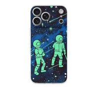 QMKFWT Glow in The Dark Phone Case for Phone 17, TPU Anti-Yellowing Scratch Resistant, Slim Shockproof Cover with Precise Cutouts, Supports Wireless Charging Phone Case for Phone 17