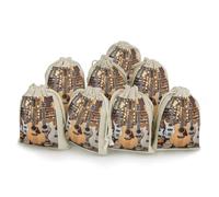 QMKFWT Guitar Bass Music Musical Instruments Drawstring Pouches Small Bulk Cotton Burlap Storage Bags Reusable Muslin Sachet Bag for Candy, Toys, Jewelry, Treats, Birthday Party Favors