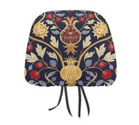 QMKFWT Hand Drawn Pomegranate Car Seat Headrest Cover Adjustable and Reusable Anti-Dirty Flexible Hear Rest Covers Soft Dust-Proof Car Seat Headrest Protector for Most Vehicles