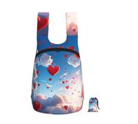 QMKFWT Hearts in the Backpack - Lightweight 16L Foldable Hiking Daypack Packable Back Pack Travel Bag Zipper