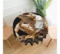 QMKFWT Heavy Industry Frog Printed Round Tablecloth,Dust-Proof Wrinkle Resistant Table Cover Washable Polyester Table Cloth for Kitchen Dining Room Farmhouse Picnic Indoor Outdoor(Round 60 Inch)