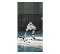 QMKFWT Ice Hockey Beach Towels Extra Large, Quick Dry Absorbent Multipurpose, Oversized Beach Towel, Sand Free Foldable Lightweight, Travel Towel, for Beach Pool Camping Travel Vacation, 63x31.5 in