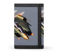 QMKFWT Jet Fighters Casual Wallet Credit Card Holder Premium Document Organizer Case for Men And Women