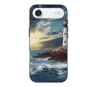 QMKFWT Lighthouse Seaside Phone Case for Phone 17, TPU Anti-Yellowing Scratch Resistant, Slim Shockproof Cover with Precise Cutouts, Supports Wireless Charging Phone Case for Phone 17