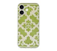 QMKFWT Lime Green and White Phone Case for Phone 17, TPU Anti-Yellowing Scratch Resistant, Slim Shockproof Cover with Precise Cutouts, Supports Wireless Charging Phone Case for Phone 17