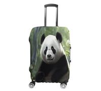 QMKFWT Lovely Panda Travel Luggage Cover Washable Anti-scratch Suitcase Protector Dustproof Protective Cover Case for Wheeled Luggage Fits 19-32 Inch Luggage, white, L